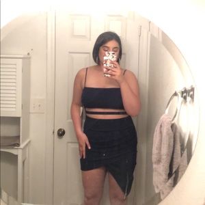 Cut-Out Midi Cocktail Dress